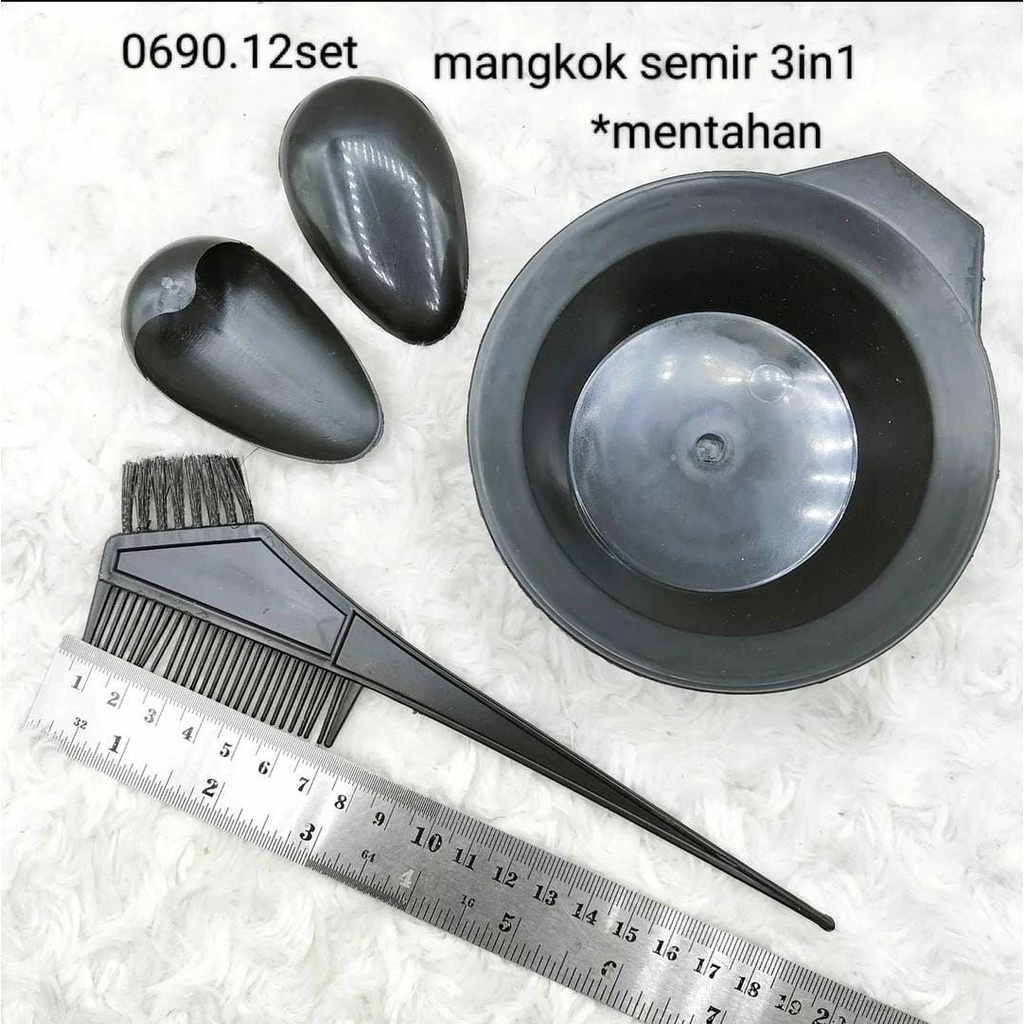 SISIR + MANGKOK SEMIR RAMBUT SET