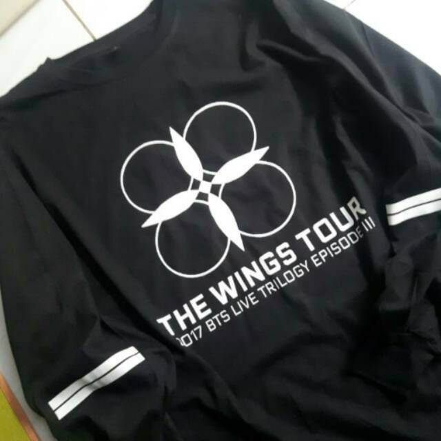 T-shirt / kaos bts the wings tour bangtan boys kpop