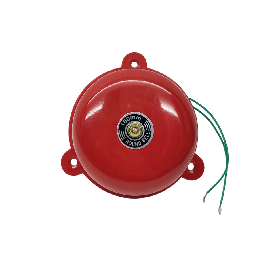 Bel Kring 100mm Bossecom BE1114 Bell Listrik Sekolah Pabrik Fire Alarm Round 220v