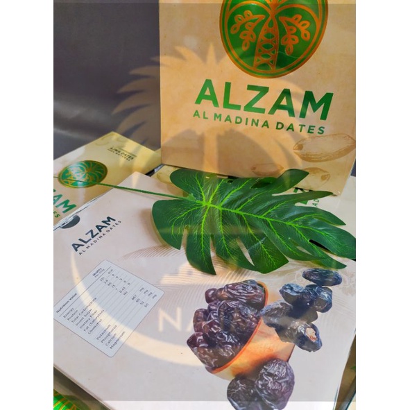 Premium Ajwa Dates 1KG 100% Natural Buah Kurma Ajwa ALZAM [ Promo Spesial Shopee ] Manis Lezat Halal Biidznillah