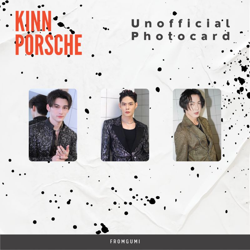 Photocard Actor Thailand Kinnporsche - PONG NODT PERTH