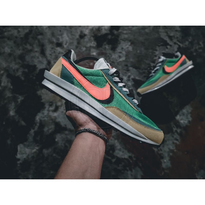 ⭐⭐⭐⭐⭐ NIKE SACAI X LDV WAFFLE GREEN SIZE 43