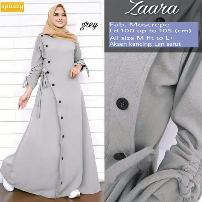 ZAARA MAXI DRESS GAMIS MUSLIM MOSCREPE