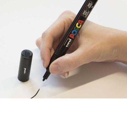 

♤ UNI POSCA PC-3M Marker Pen (Fine Point) - Black ♠