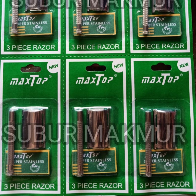 (1pcs) GARUK BESI MAXTOP / ALAT CUKUR KUMIS BESI MAXTOP MURAH