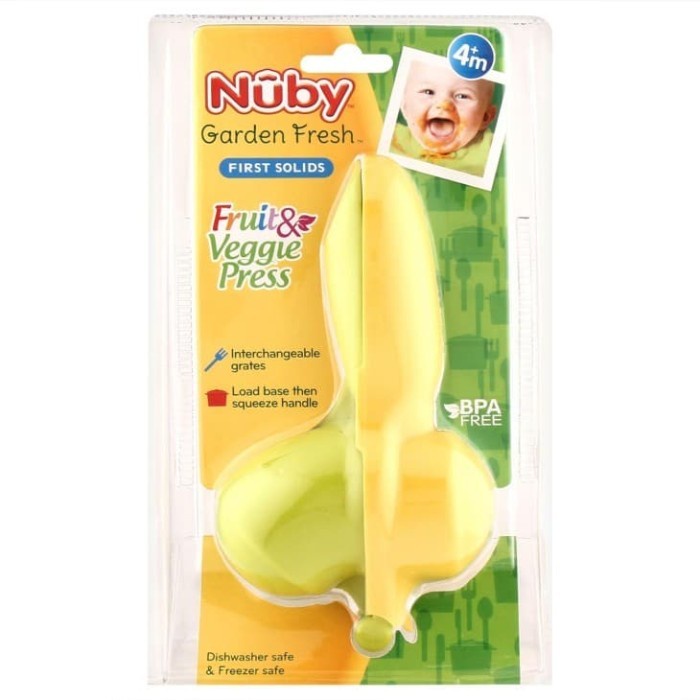 NUBY Garden Fresh Fruit &amp; Veggie Press/Food Baby Press