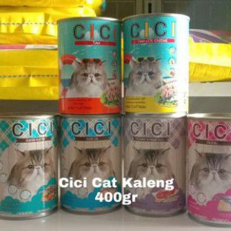 makanan kucing Cici kaleng 400gr All varian