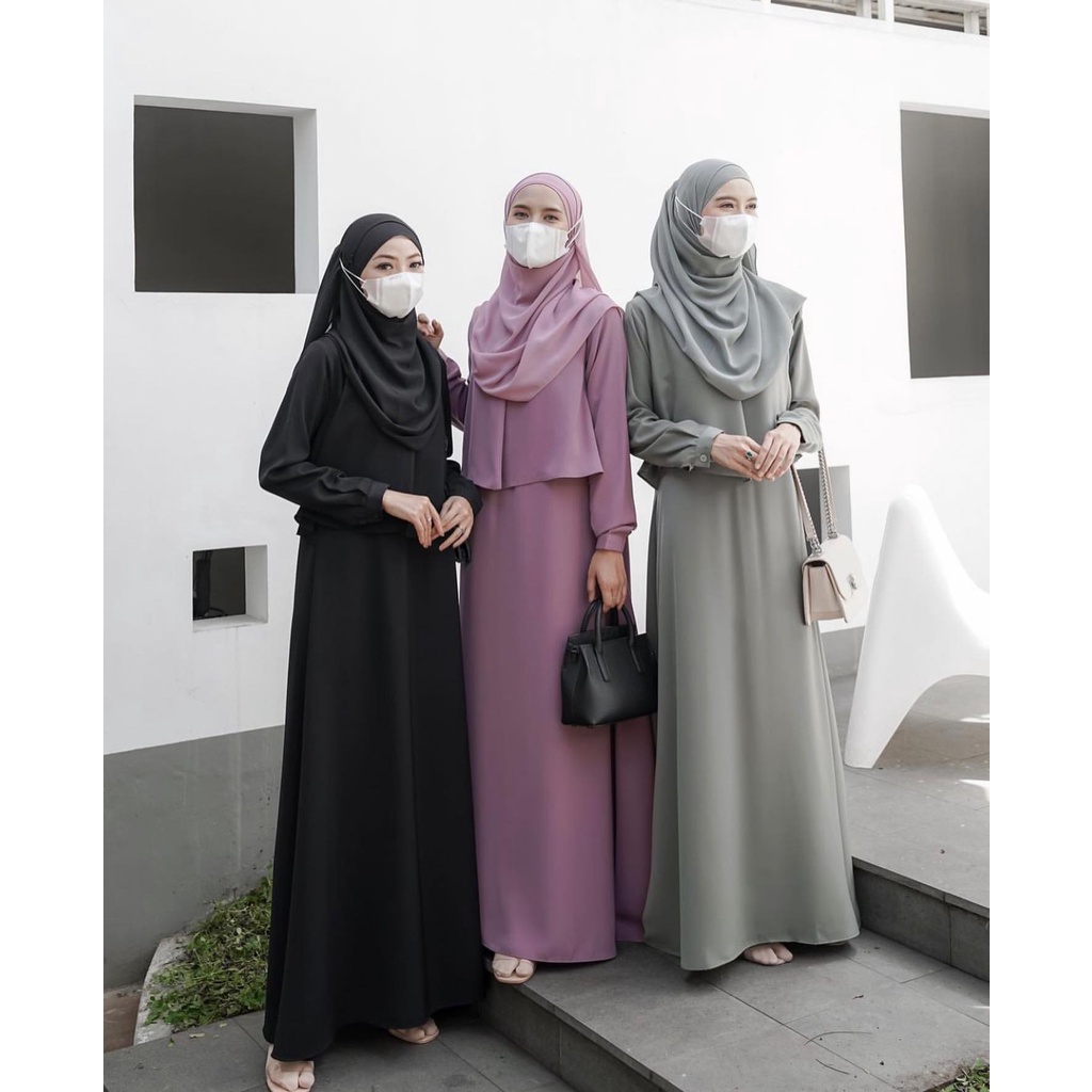 (MSB) GAMIS GANESA DAILY LONG DRESS REMAJA WOLFIS