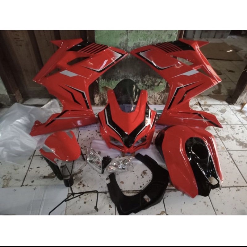 Full fairing cbr250rr untuk cb150/cbr150 facelift/cbr lokal k45