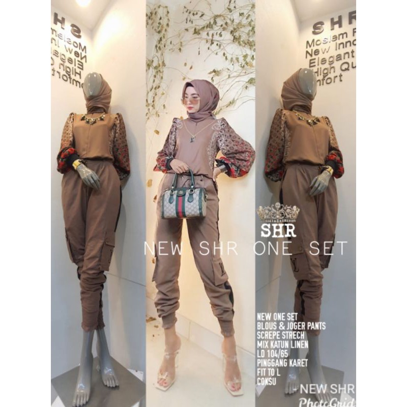 READY ORI SHR NEW ONE SET SETELAN CELANA L V