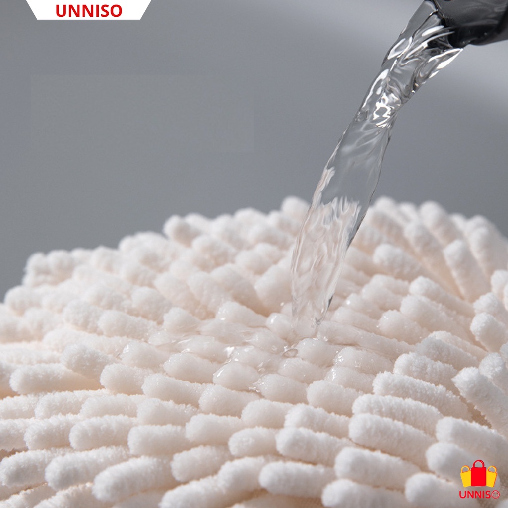 UNNISO - Handuk Tangan Chenille Bola Premium HT01
