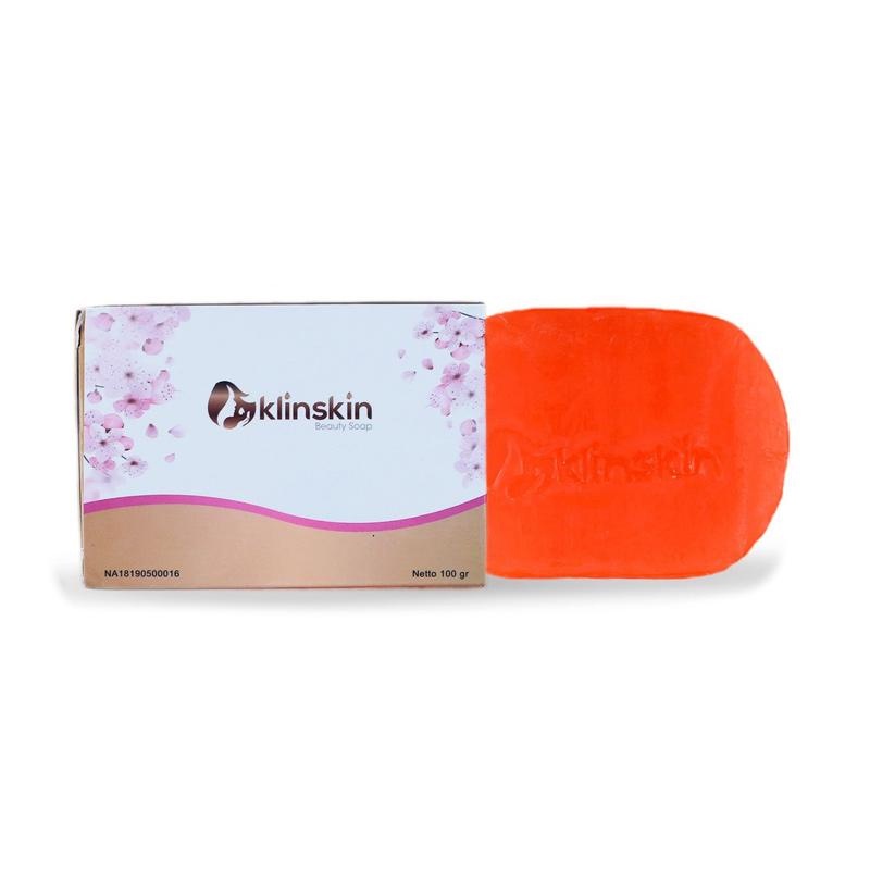 Sabun Mandi Beauty Soap Pemutih Pencerah Kulit Wajah Muka Badan Klinskin Pria Wanita BPOM Original