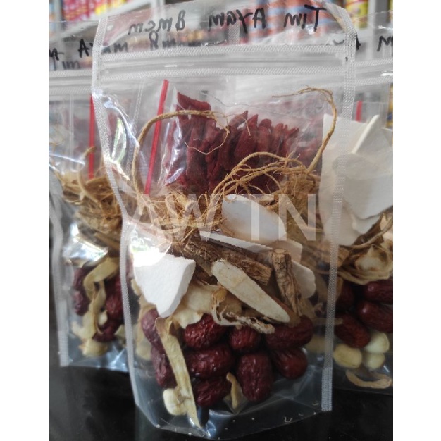

Tim Ayam Obat isi bahan macam / ciak po / cia po