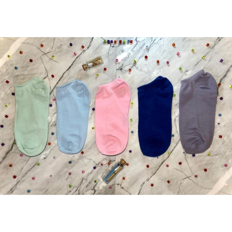 KAUS KOS KAOS KAKI PENDEK ANAK PRIA WANITA POLOS ANTI SLIP PREMIUM TEBAL