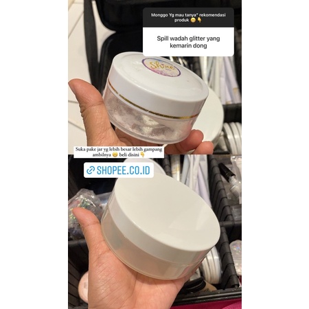 jar isi 80gr , jar puff / jar bedak ,pot bedak