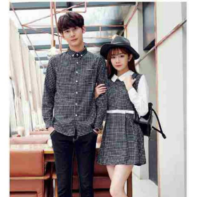 Dress Couple / Kemeja Couple / Kemeja Pasangan / Dress Pasangan Kotak