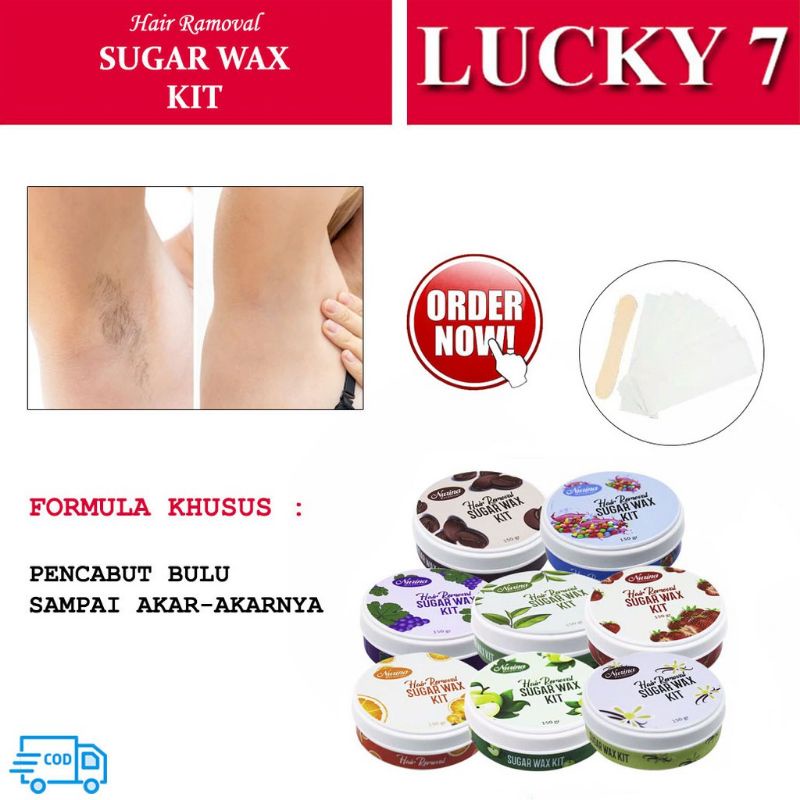 CD2 Sugar Wax Waxing Kit Penghilang Bulu Rambut Bulu Ketiak Bulu Kaki Tangan Permanen pencabut bulu alami