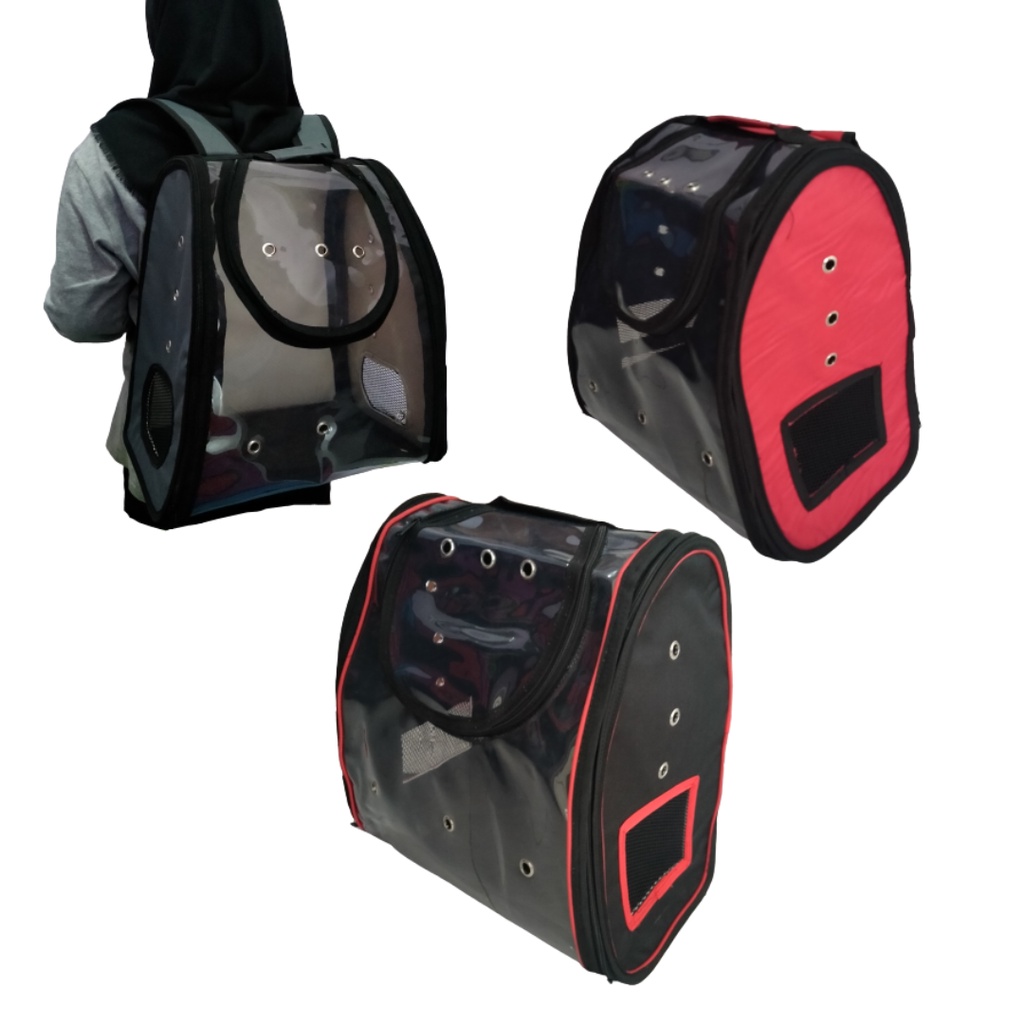 TAS RANSEL KUCING 3 PINTU TRANSPARAN / TAS RANSEL PET ASTRONOT KEPALA TRANSPARAN 3 PINTU