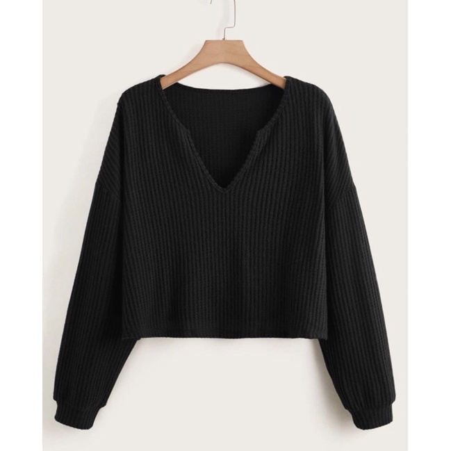 BLOUSR CROP - BLOUSE KOREA - CORDYLINE BLOUSE