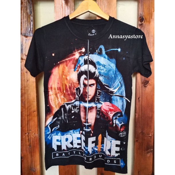 Kaos Free Fire FF Anak Sampai Dewasa Baju Games Terlaris Termurah (COD)