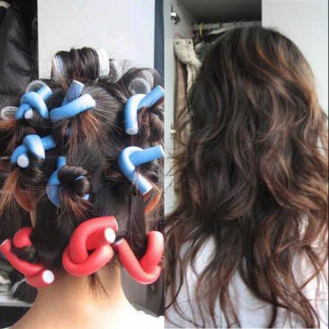 hair curler magic curler magic curly alat penggeriting rambut alat curly model busa no 3