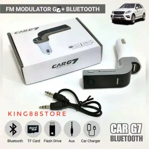 [CZM] CARG7 FM MP3 TRANSMITTER MUSIC MODULATOR WIRELESS BLUETOOTH CAR G7