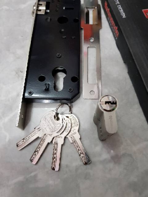 Handle pintu stainless 45cm 2set+kunci PROMO