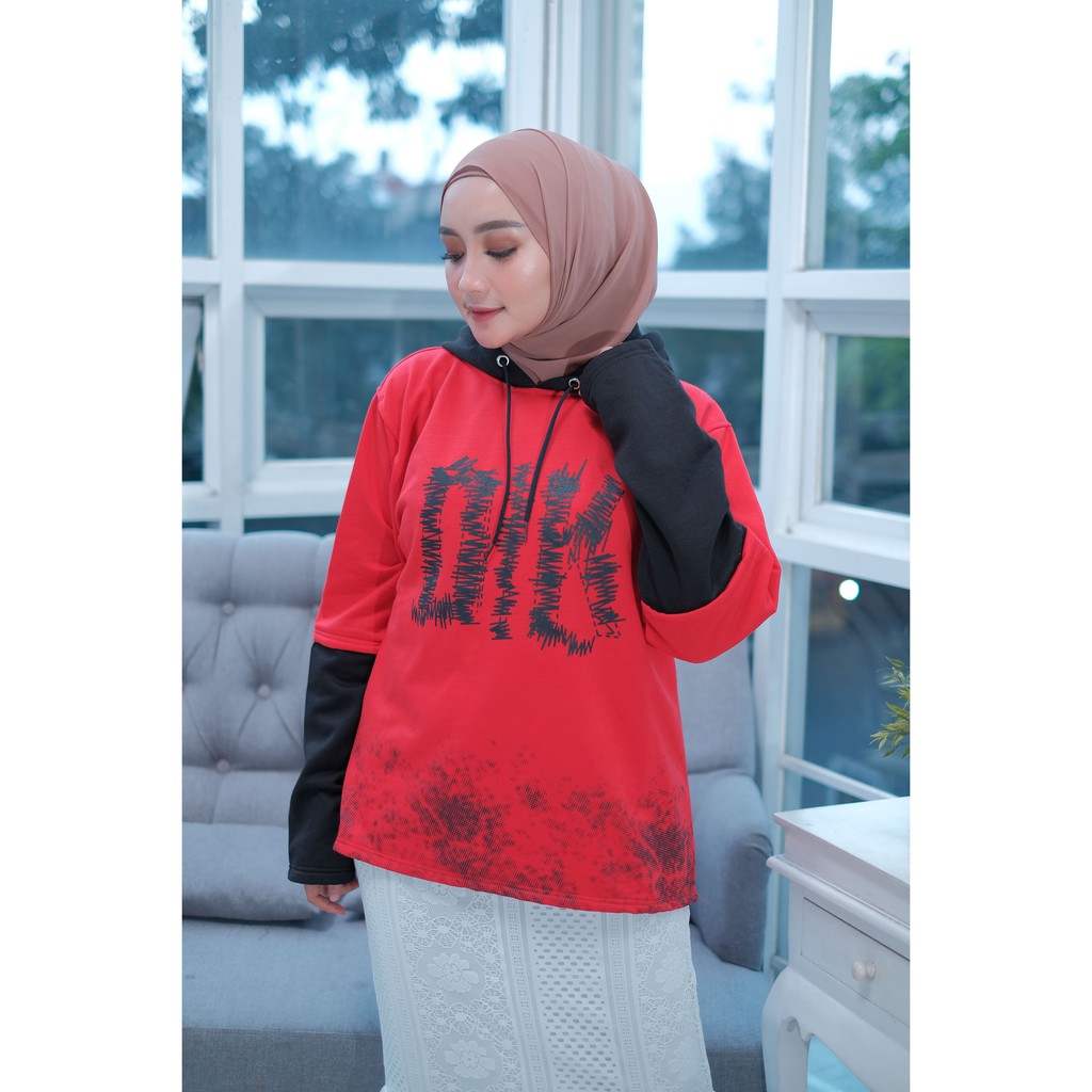 Jual SWEATER / JAKET / SWEATER MURAH / JAKET MURAH / OIK HOODIE RED