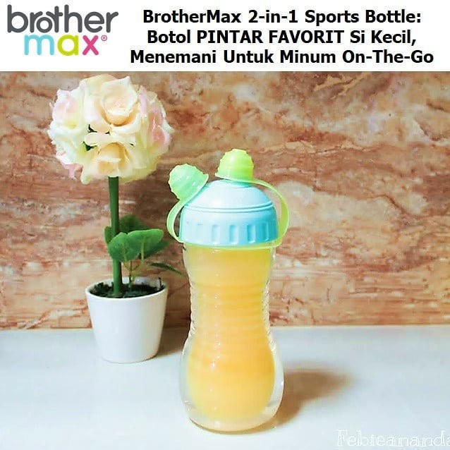 Brother Max 2-in-1 Drinks Cooler Sports Bottle Botol Minum Anak