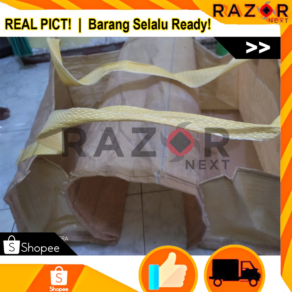 Tas Kurir | Tas Motor | Tas Obrok | Tas Ronjot | Kain Sak Plastik Kuat Awet Ukuran 75 x 60 x 40 cm