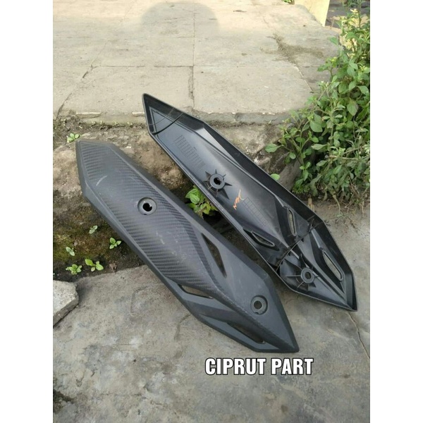 Cover Tameng Pelindung Knalpot Tutup Pengaman Knalpot Beat New FI 2015 ESP ori