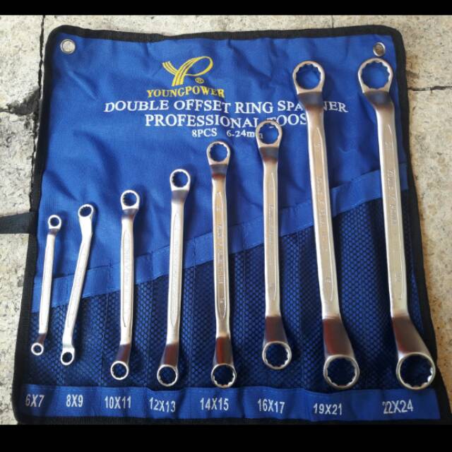 Kunci ring set young power kunci cvt kunci shock treker cvt kunci pas alat teknik alat bengkel