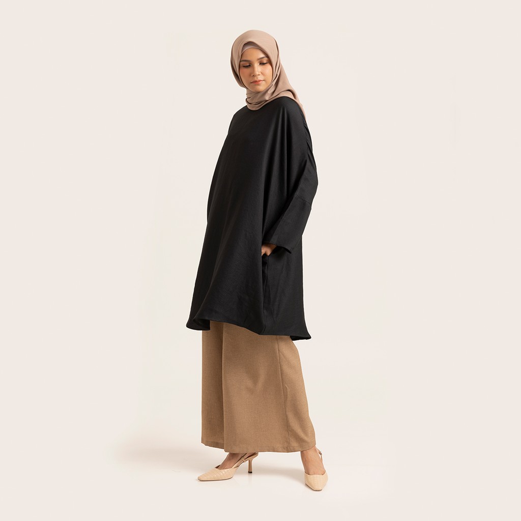 MEISSA TUNIC CHARCOAL - KAMIIDEA