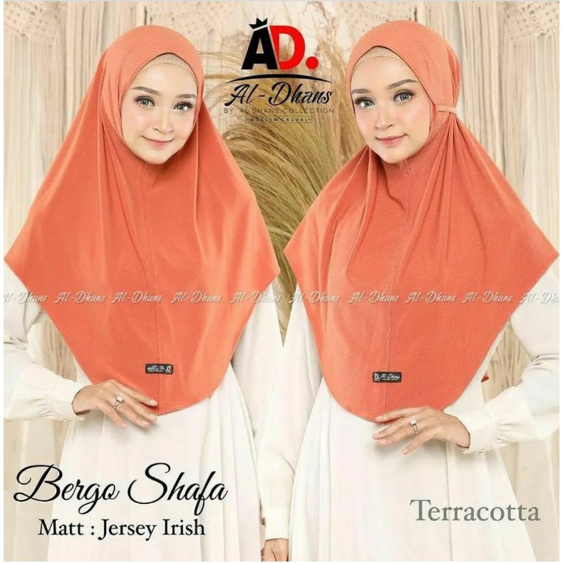 Hijab Jilbab Al Dhans Bergo Shafa Premium