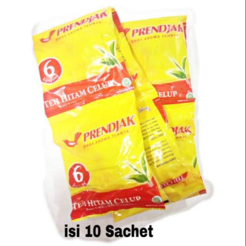 

10 bungkus Teh Celup Prendjak Sachet Asli