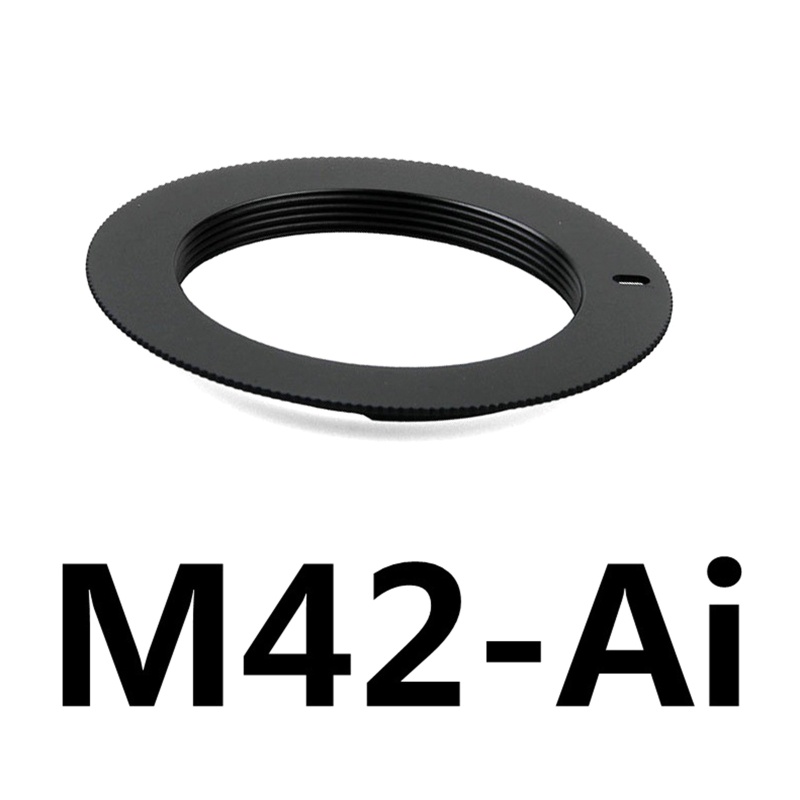 Zzz Adapter Ring M42 AI F Mount Body Kamera Bahan Aluminum Alloy