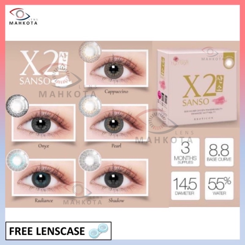 SOFTLENS SANSO MINUS (-6.50 S/D -10.00) X2 EXOTICON / 14.5MM / Softlen Soflen Soflens