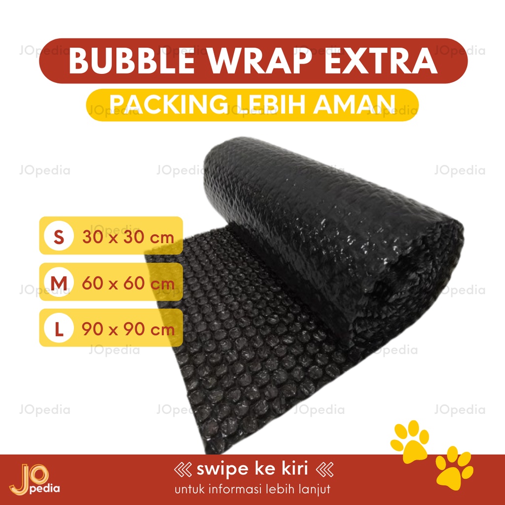 BUBBLE WRAP EXTRA Pengaman Packing Bubblewrap Bublewrap Buble Wrap