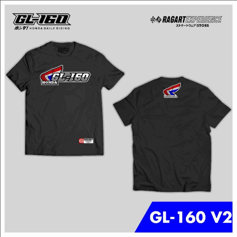 KAOS GL 160 V2 PENDEK HITAM / KAOS MEGAPRO / KAOS HEREX