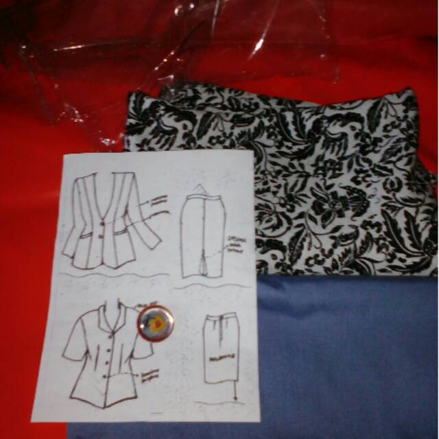 Bahan baju ibi 4mter
