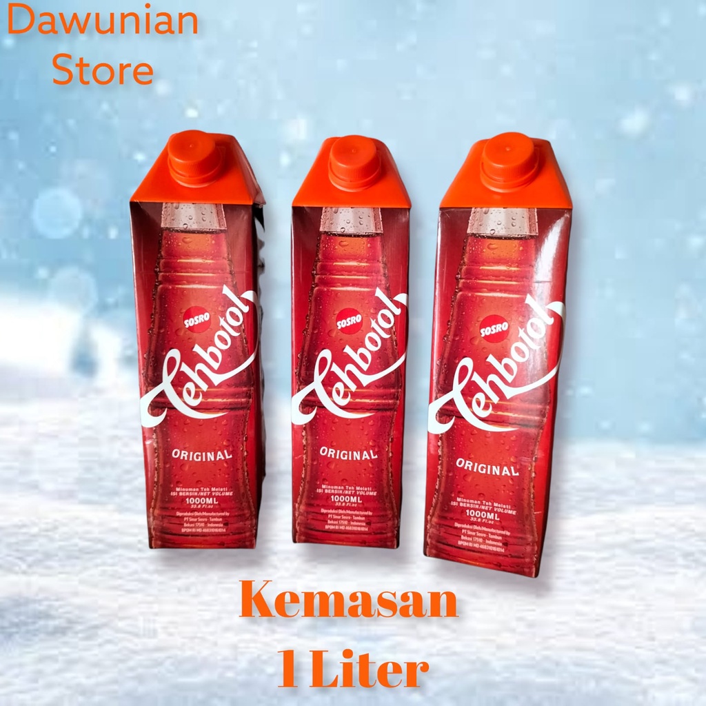 

Teh Botol Sosro 1 Liter / Sosro 1 Liter, Family Pack