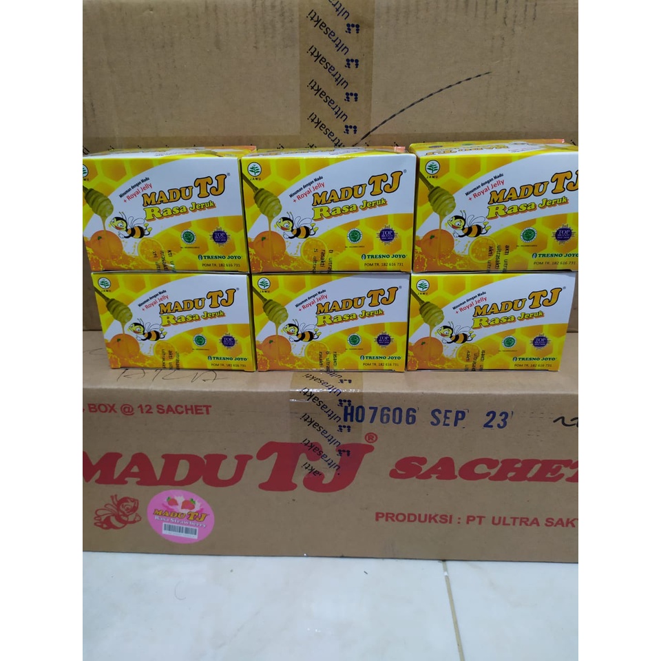 

Madu TJ Sachet jeruk (isi 12 sachet) Paket 6 Dus