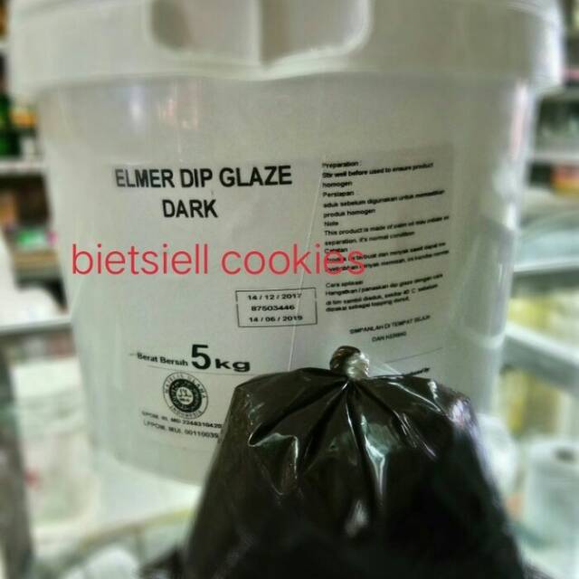 

Elmer dip glaze dark chocolate 250gr