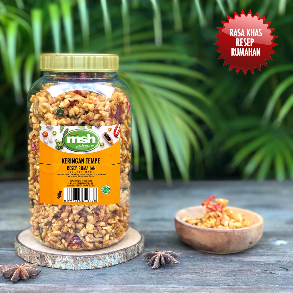 

[PREMIUM] MSH Keringan Tempe 250 g