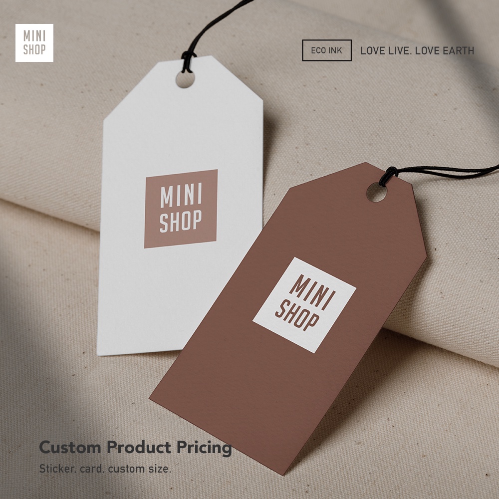 

Stiker , Hang Tag , Thank you card request