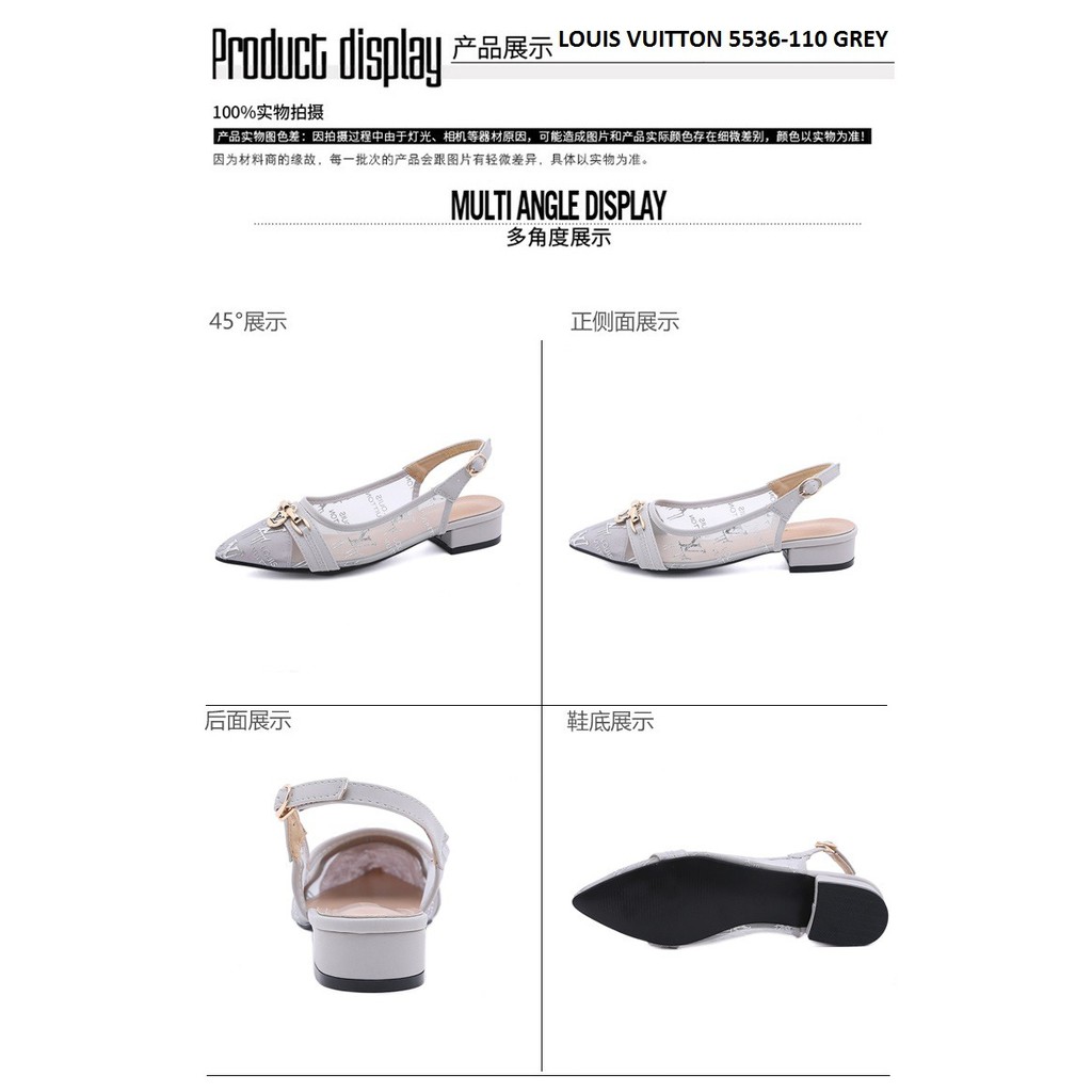 SEPATU WANITA HEELS PLATFORM SLINGBACK 5536-110