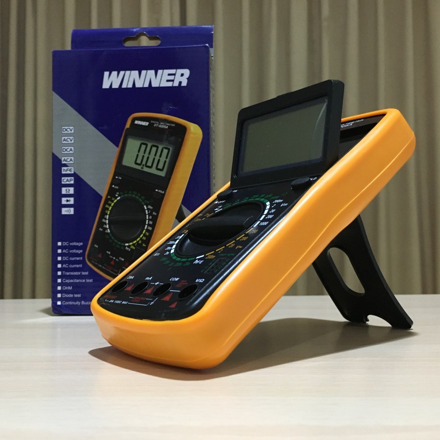 MULTIMETER DIGITAL TESTER MULTITESTER AVOMETER WINNER DT-9205A