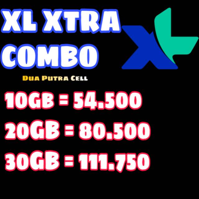 KUOTA XL XTRA COMBO 10GB 20GB 30GB