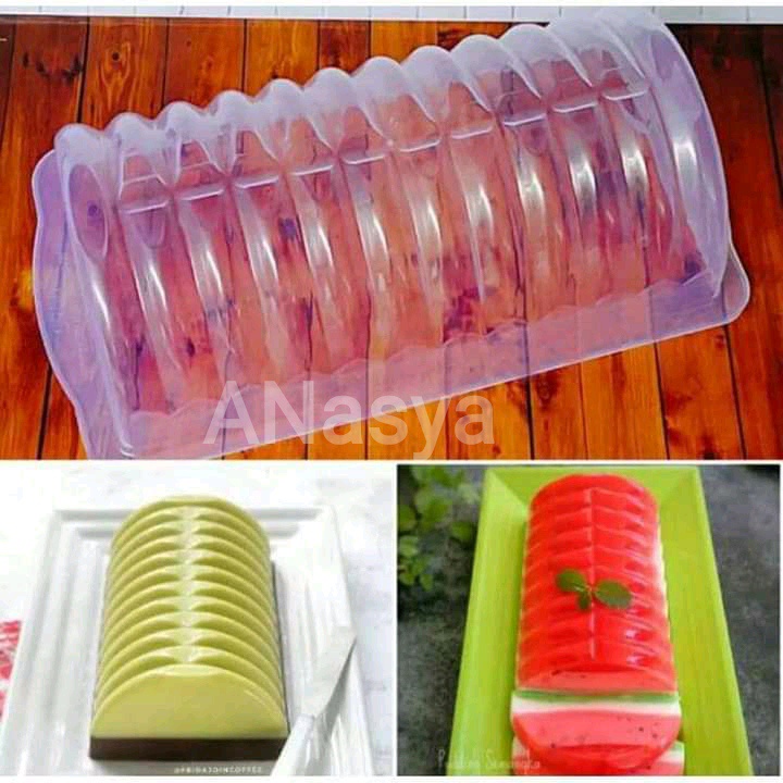 cetakan plastik puding semangka,cetakan agar semangka