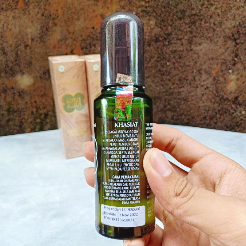 Minyak Kutus Kutus Herbal Organic 100 ml /  Minyak Kutus Kutus Bali / Kutus-Kutus Ori Bali